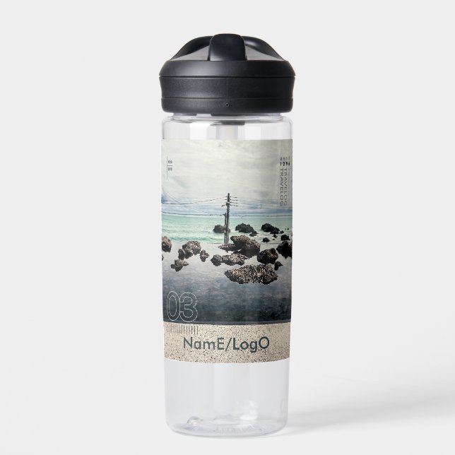 travelog_3 water bottle (Front)