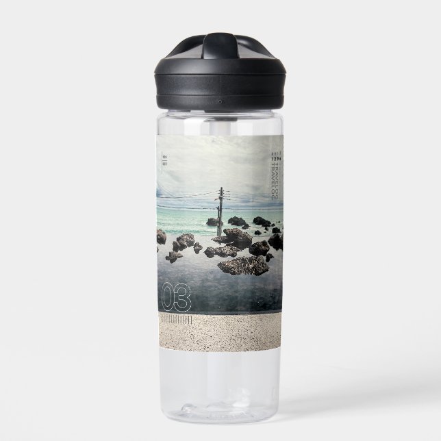 travelog_3 water bottle (Front)
