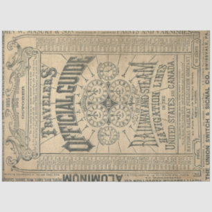 Travelor's Guide Decoupage Paper