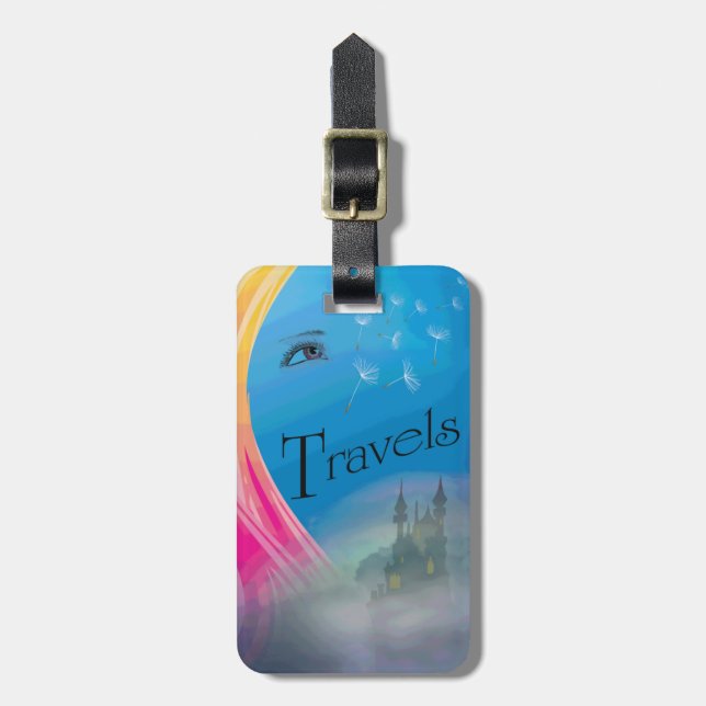 Travels - Luggage Tag (Front Vertical)