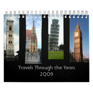 Travels Through the Years Calendar