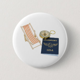 TravelVacation040309 6 Cm Round Badge