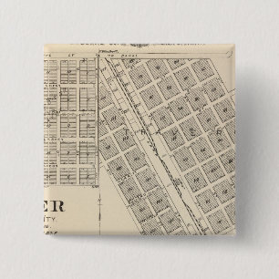 Traver, Tulare County 15 Cm Square Badge