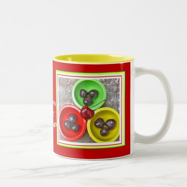 Traverse City Cherries mug (Right)