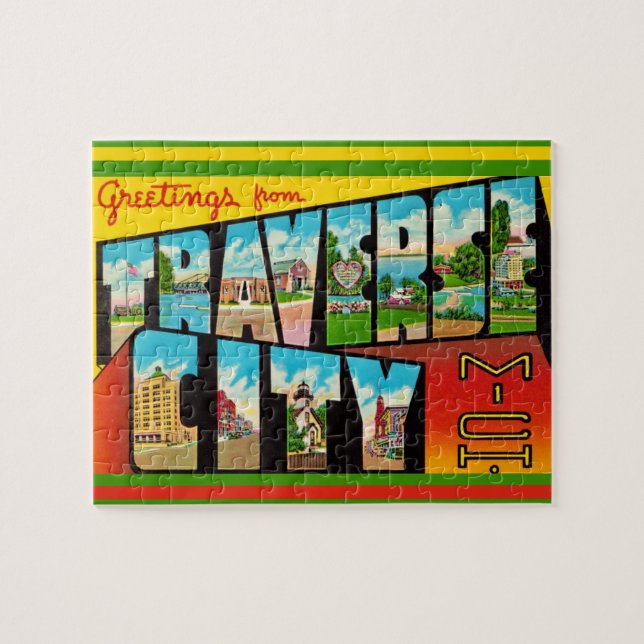 Traverse City Michigan 8x10 Jigsaw Puzzle (Horizontal)
