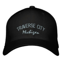 Traverse City Michigan Embroidered Hat