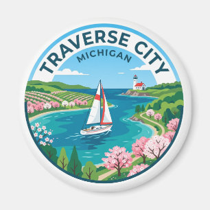 Traverse City Michigan Magnet