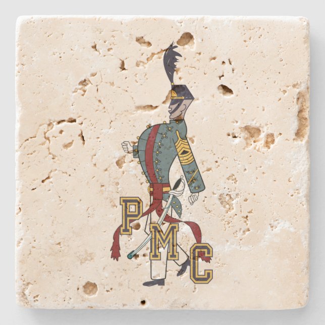 * Travertine Stone Drink Coaster (4 stone choices) (Front)