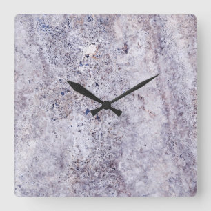 Travertine Stone Pattern Acrylic Wall Clock