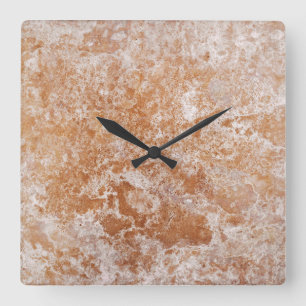 Travertine Stone Pattern Acrylic Wall Clock