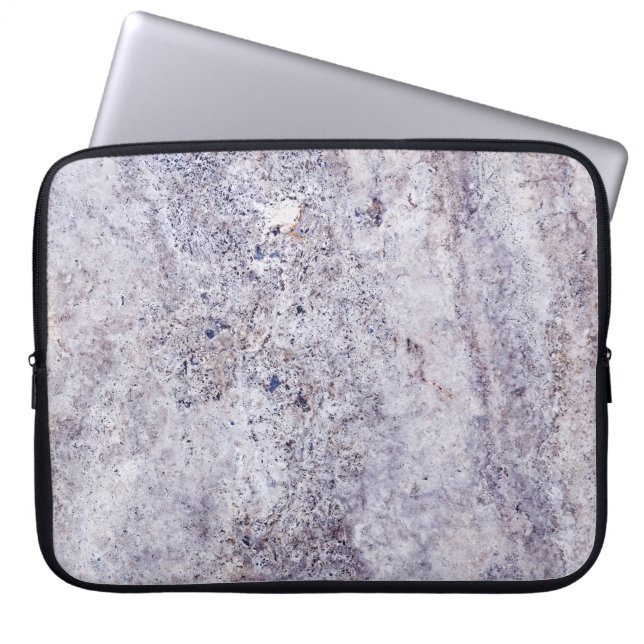 Travertine Stone Pattern Laptop Sleeve (Front)