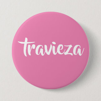 travieza 7.5 cm round badge