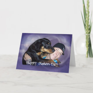 Travis and his Dad Card