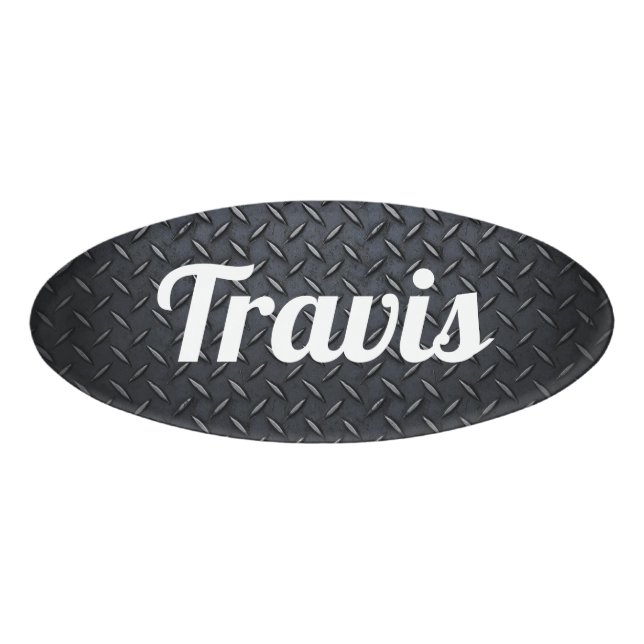 Travis' Diamond Plate (Front)