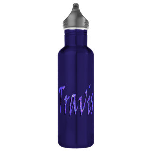Travis, Name, Logo, 710 Ml Water Bottle