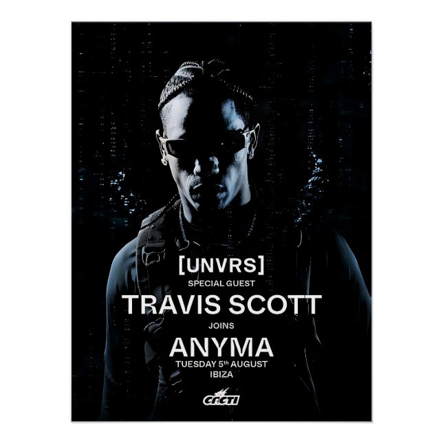 Travis Scott - Anyma - [UNVRS] Poster (Front)