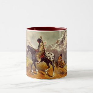 TRAVOIS by SHARON SHARPE Two-Tone Coffee Mug