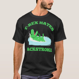 Tre Hates Backstroke Funny Swimming Pullover
