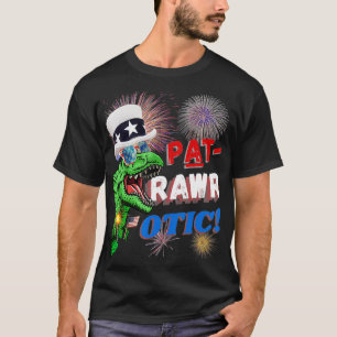 TRe PatRAWROtic Funny Patriotic T Re 4th Of July T T-Shirt
