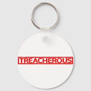 Treacherous Stamp Key Ring