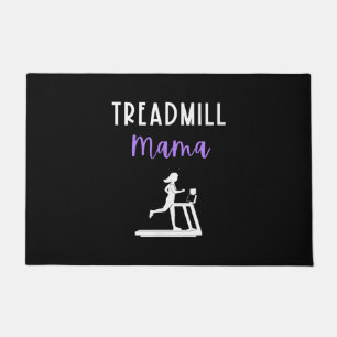 Treadmill Mama Runner Mum Running Workout Home Gym Doormat