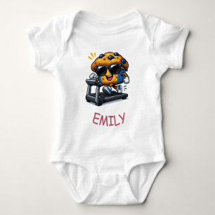 Treadmill Muffin Baby Bodysuit