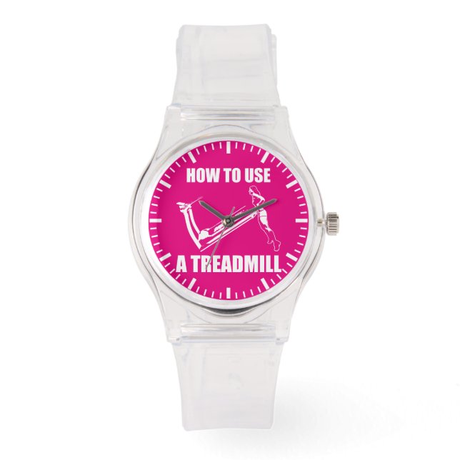 Treadmill - Women's Funny Novelty Workout Watch (Front)