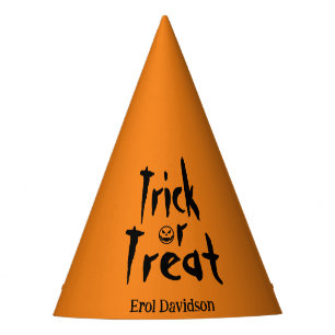 Treak or Treat Customised Halloween  Party Hat