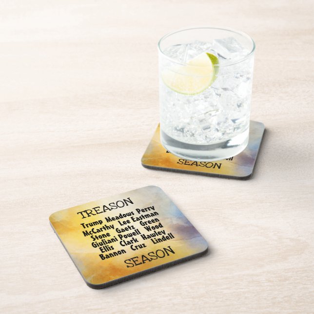 Treason Season Beverage Coaster (Right Side)