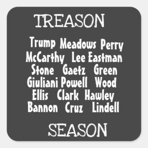 Treason Season Sticker