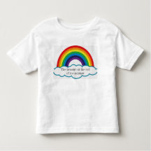 Treasure at the end of the rainbow. kids tee.