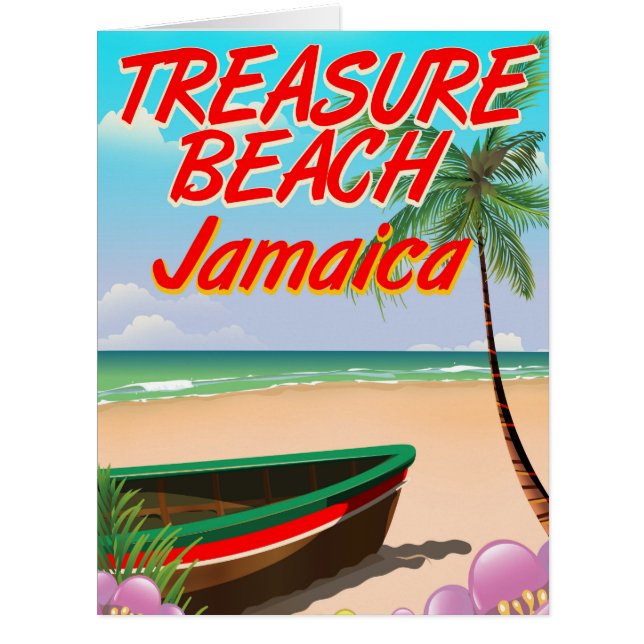 Treasure beach Jamaica travel poster (Front)