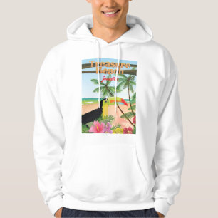 Treasure Beach Jamaica travel poster Hoodie