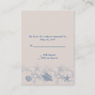 Treasure by the Sea Response card, insert