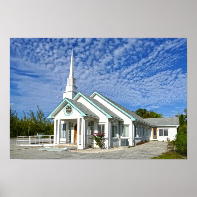 Treasure Cay Church, The Bahamas Poster (Front)