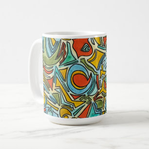 Treasure Chest-Bold Colourful Watercolor Art Coffee Mug
