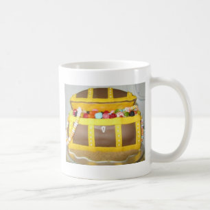 Treasure chest cake coffee mug