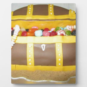 Treasure chest cake plaque