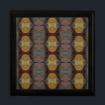 Treasure Chest pattern gift box<br><div class="desc">Great masculine gift box for your guy. Whether it's for a watch,  ring,  or just to keep spare change,  this will look great on his dresser.</div>