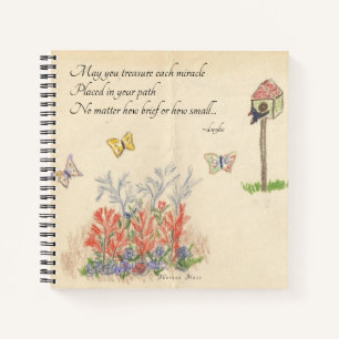 Treasure Each Miracle Drawing Notebook
