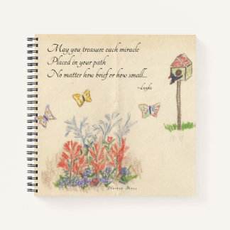 Treasure Each Miracle Drawing Notebook