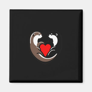 Treasure Each Otter Heartfelt Love Magnet