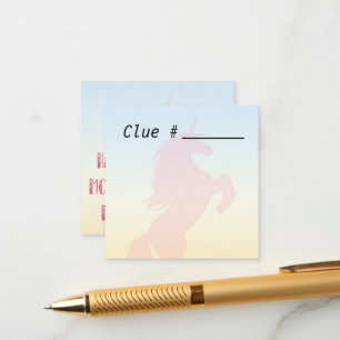 Treasure Hunt Clue Cards for Mother's Day party