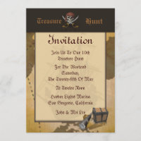 Treasure Hunt Invitation