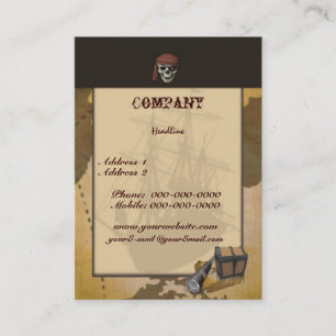 Treasure Hunt -Skull- Business Card