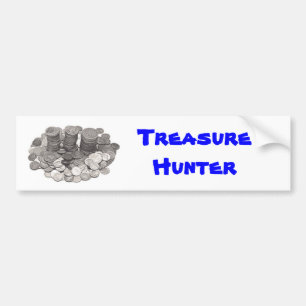 Treasure Hunter bumper sticker