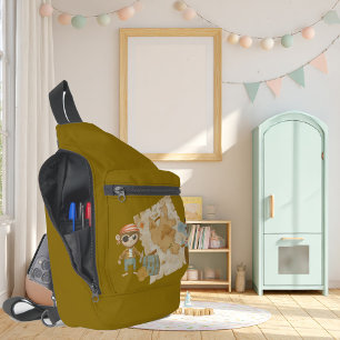 Treasure Hunter Pirate Birthday Sling Bag