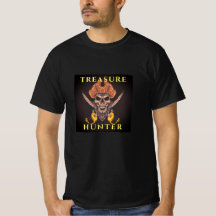 Treasure Hunter Pirate Metal Detecting T-Shirt