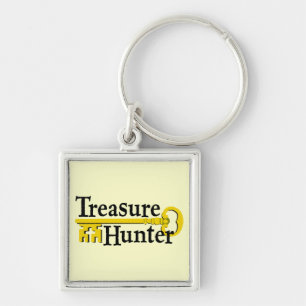 Treasure Hunter with gold key Ring