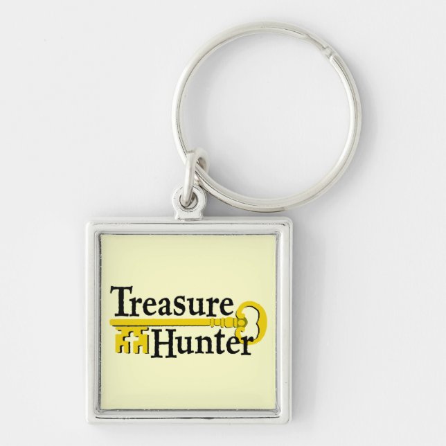 Treasure Hunter with gold key Ring (Front)